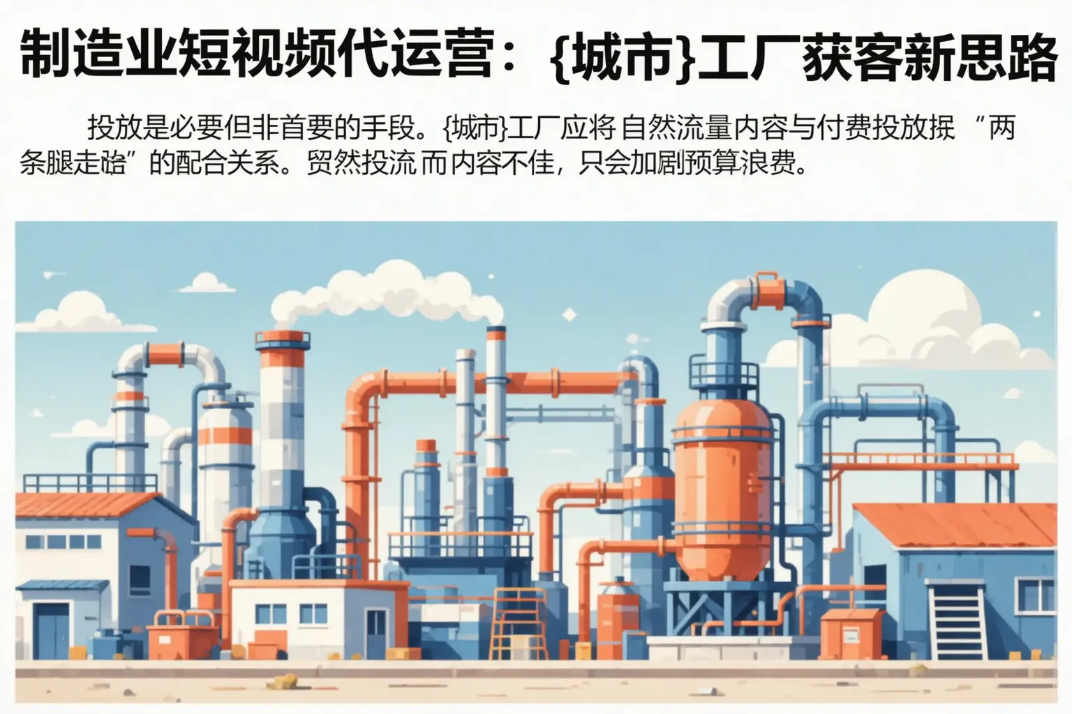 制造业短视频代运营：昆玉工厂获客新思路