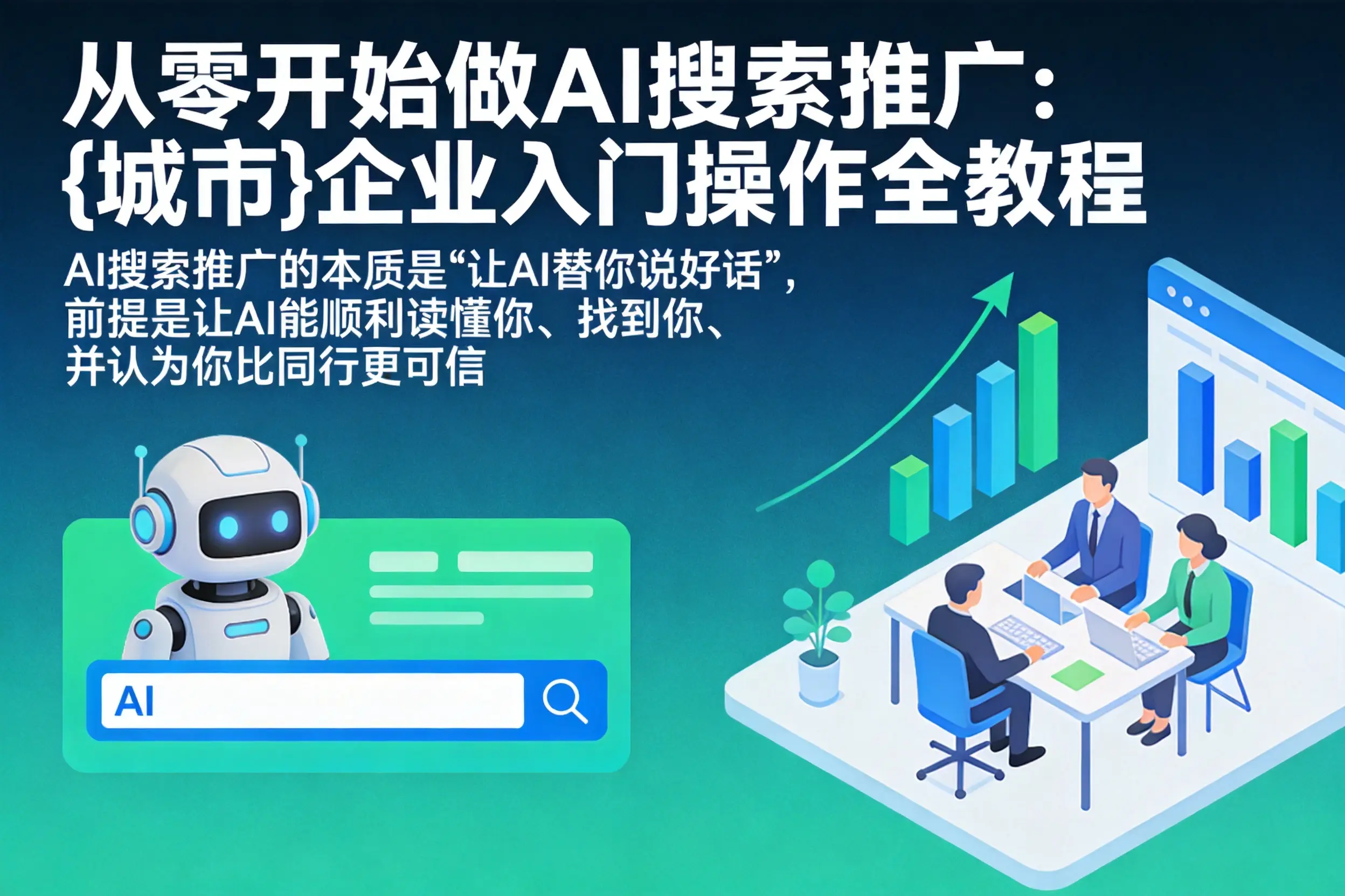 从零开始做AI搜索推广：昆玉企业入门操作全教程