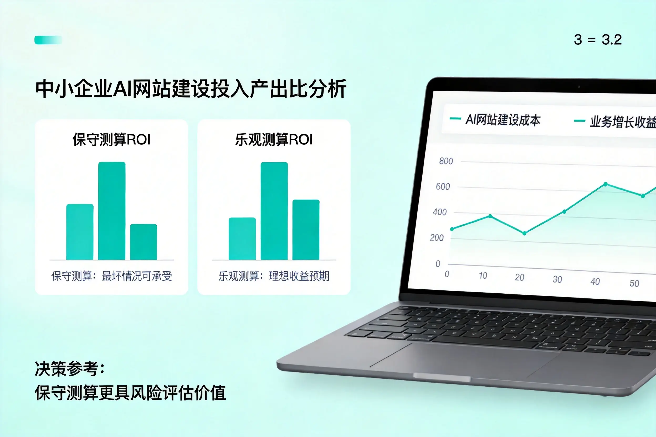 昆玉中小企业AI网站建设投入产出比怎么算?先看这份分析