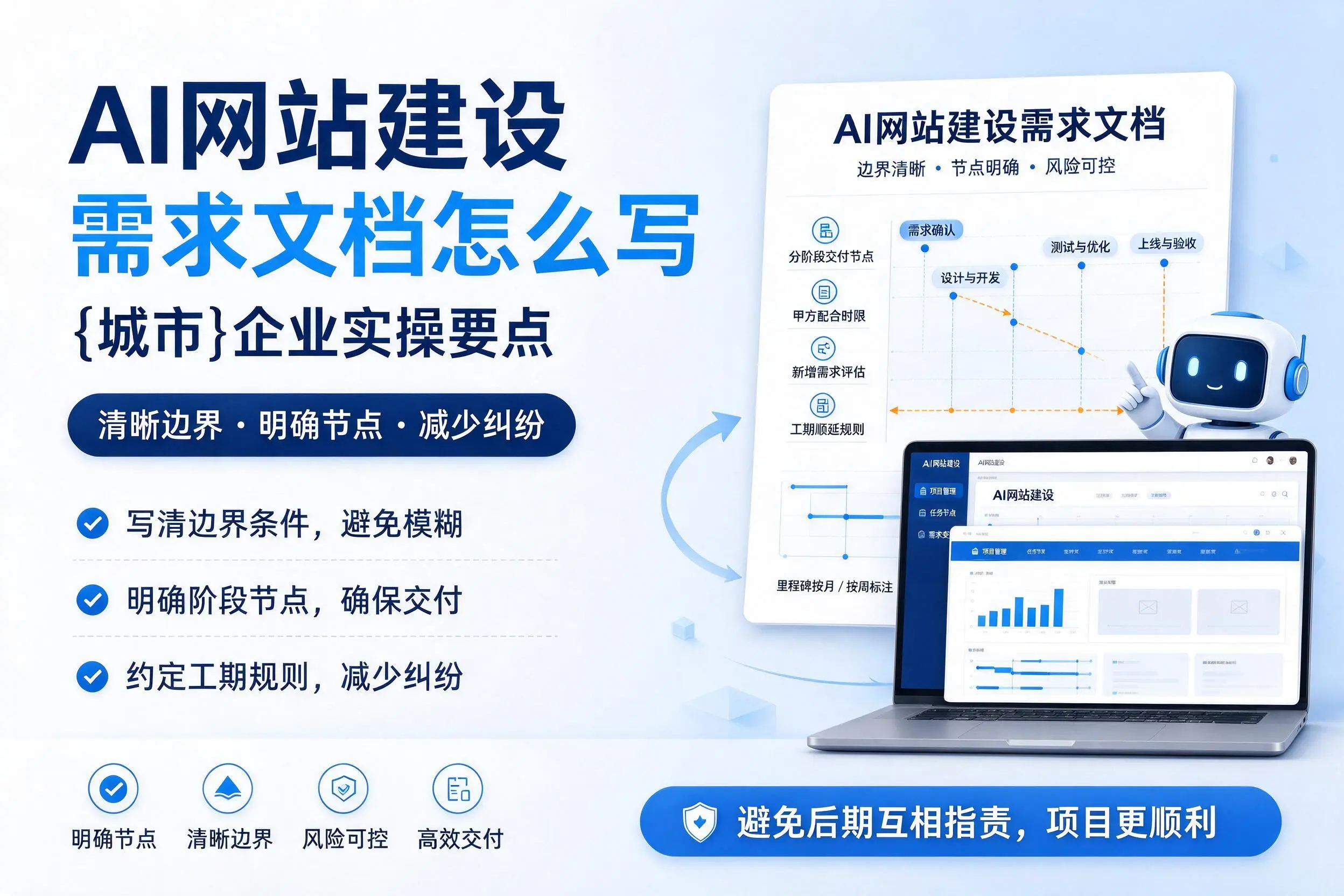 AI网站建设需求文档怎么写,昆玉企业实操要点