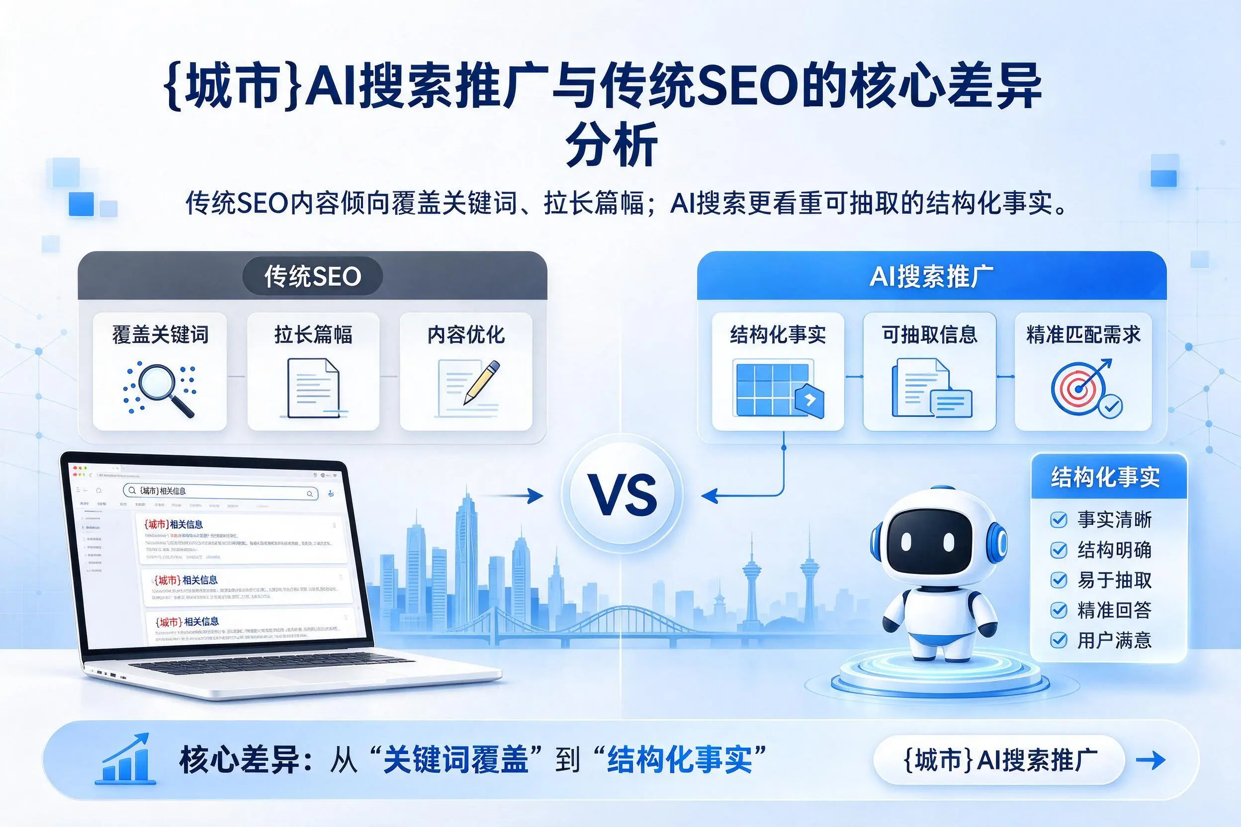 昆玉AI搜索推广与传统SEO的核心差异分析
